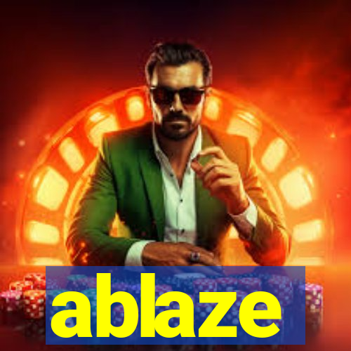 ablaze
